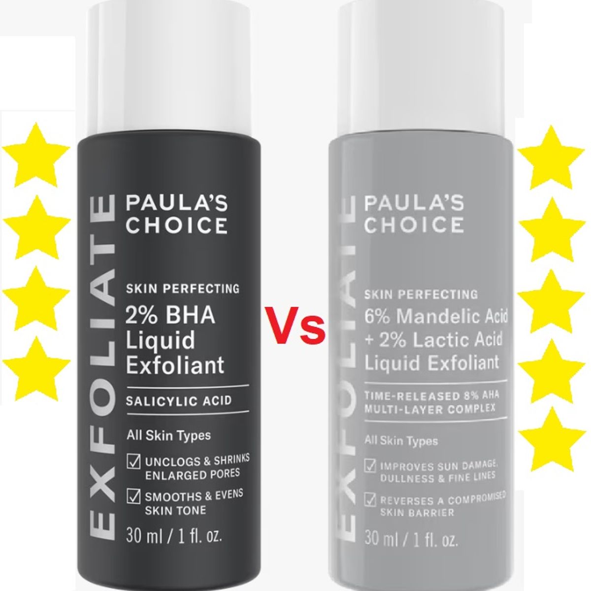 PAULA'S CHOICE - Paulas Choice Duo 30mL 2% BHA Liquid Exfoliant 2% Salicylic Acid Facial Exfoliating