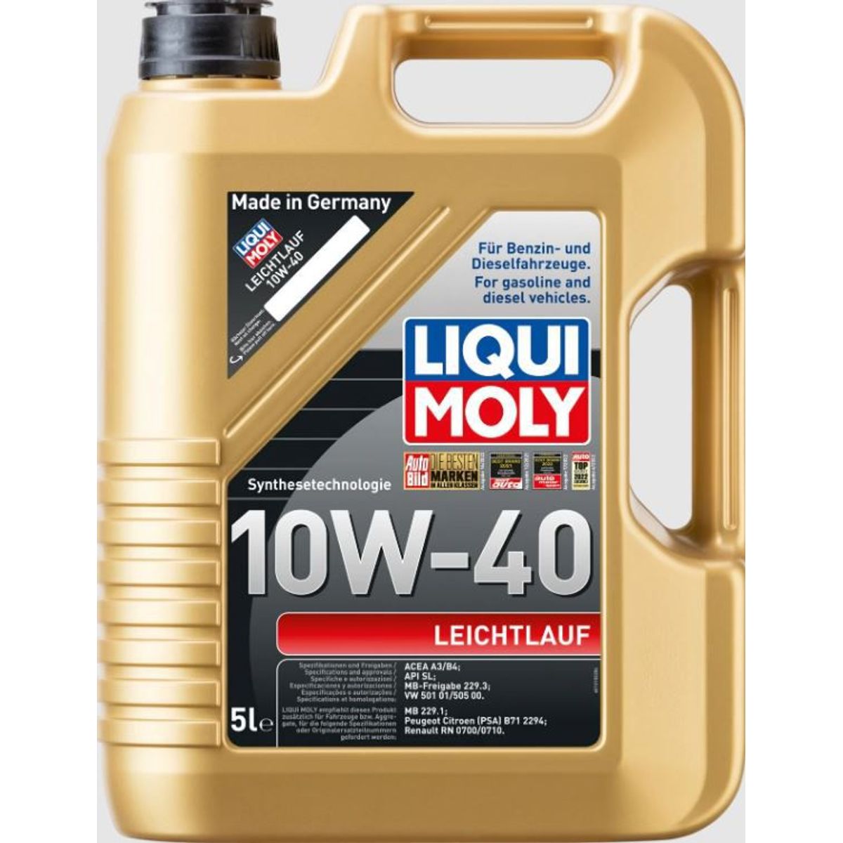 LIQUI MOLY - LIQUI MOLY LEICHTLAUF 10W-40 5L