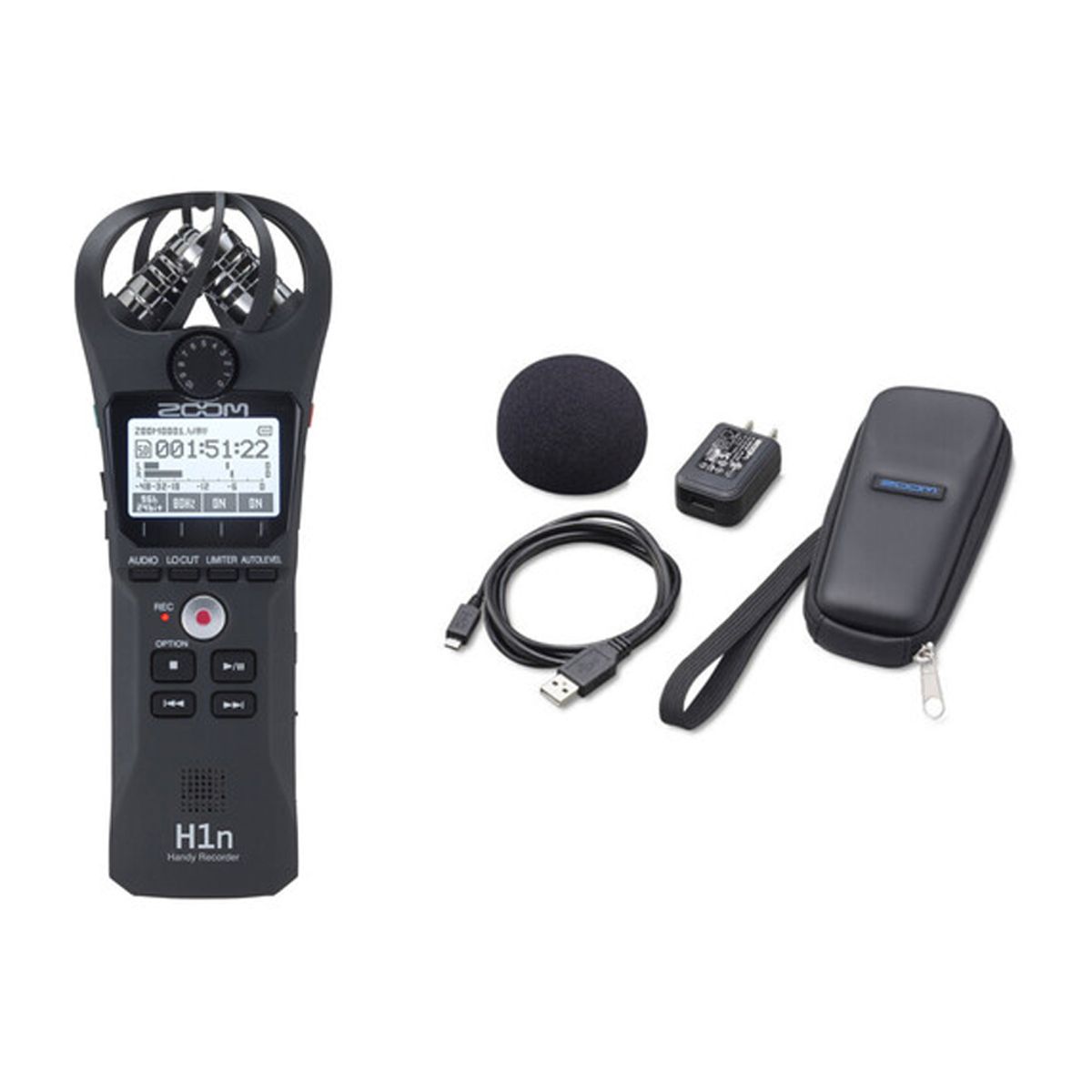 ZOOM - Grabadora De Audio Portatil Zoom H1n VP