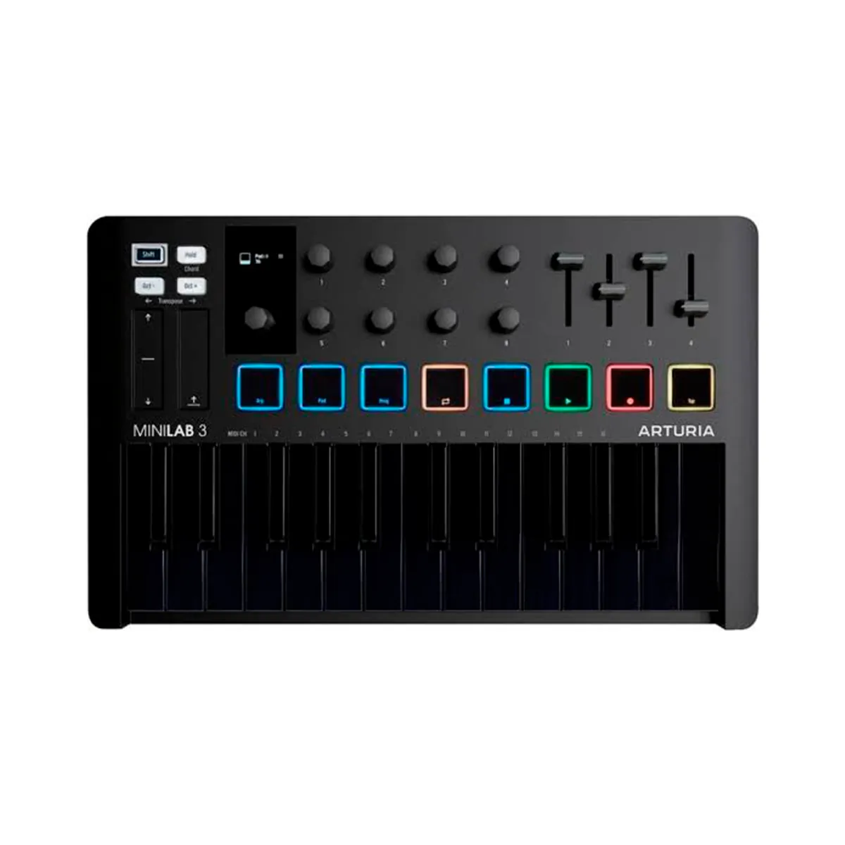 ARTURIA - ARTURIA MINILAB 3 DEEP BLACK CONTROLADOR MIDI
