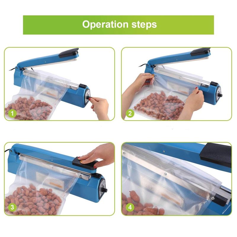 GENERICO - Selladora Y Cortadora De Bolsa De 20 Cm  Repuesto