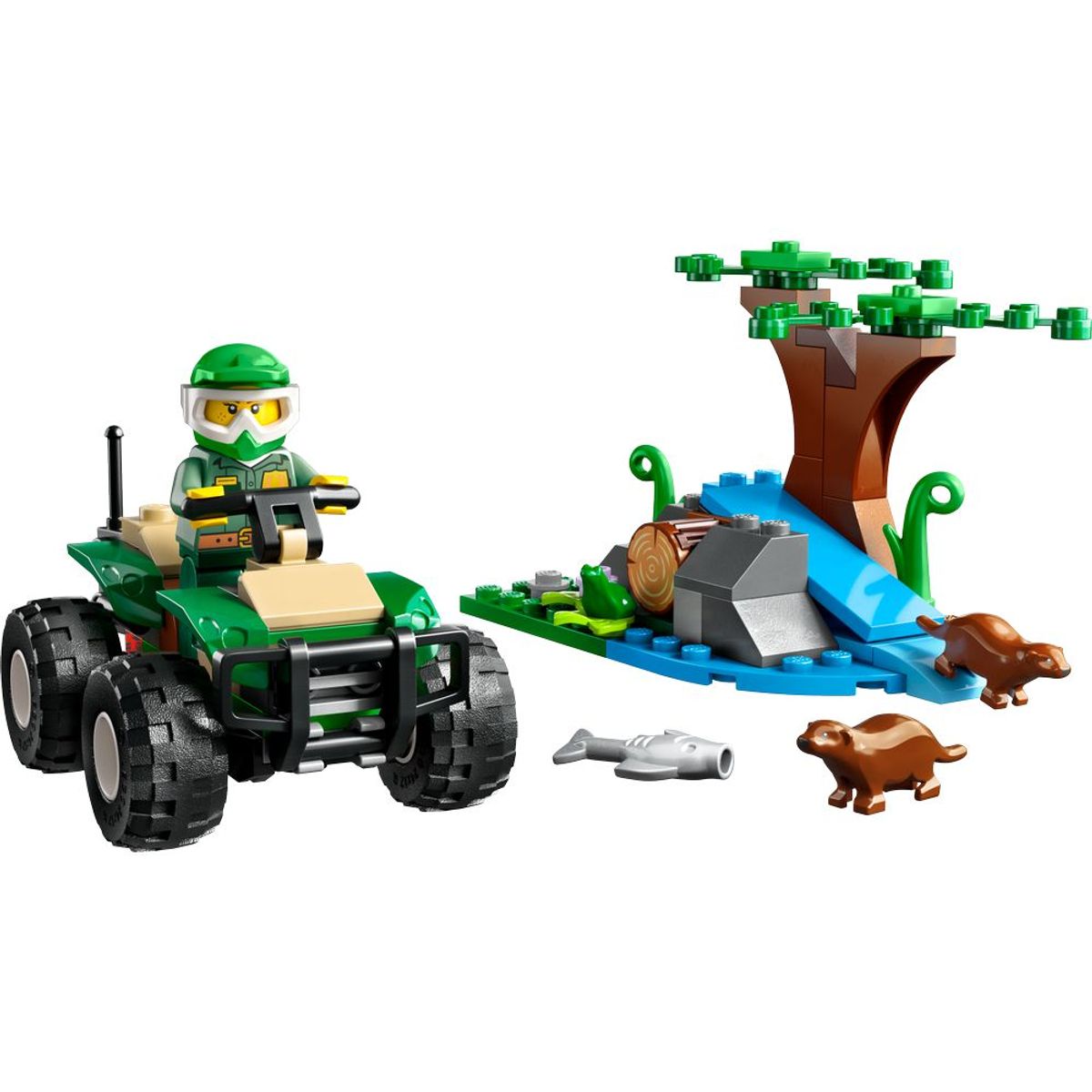 LEGO - LEGO 60394 Quad y Hábitat de la Nutria