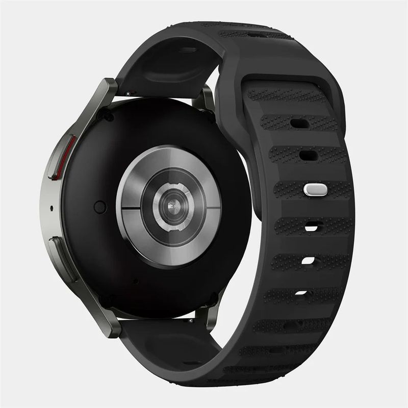GENERICO - Correa Silicona SPG para SAMSUNG WATCH 6 / 6 CLASSIC - Negro