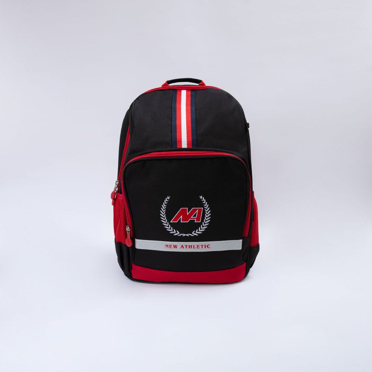 NEW ATHLETIC - MOCHILAS NEW ATHLETIC SCHOOL MAX20 NEGRO CON ROJO KIDS