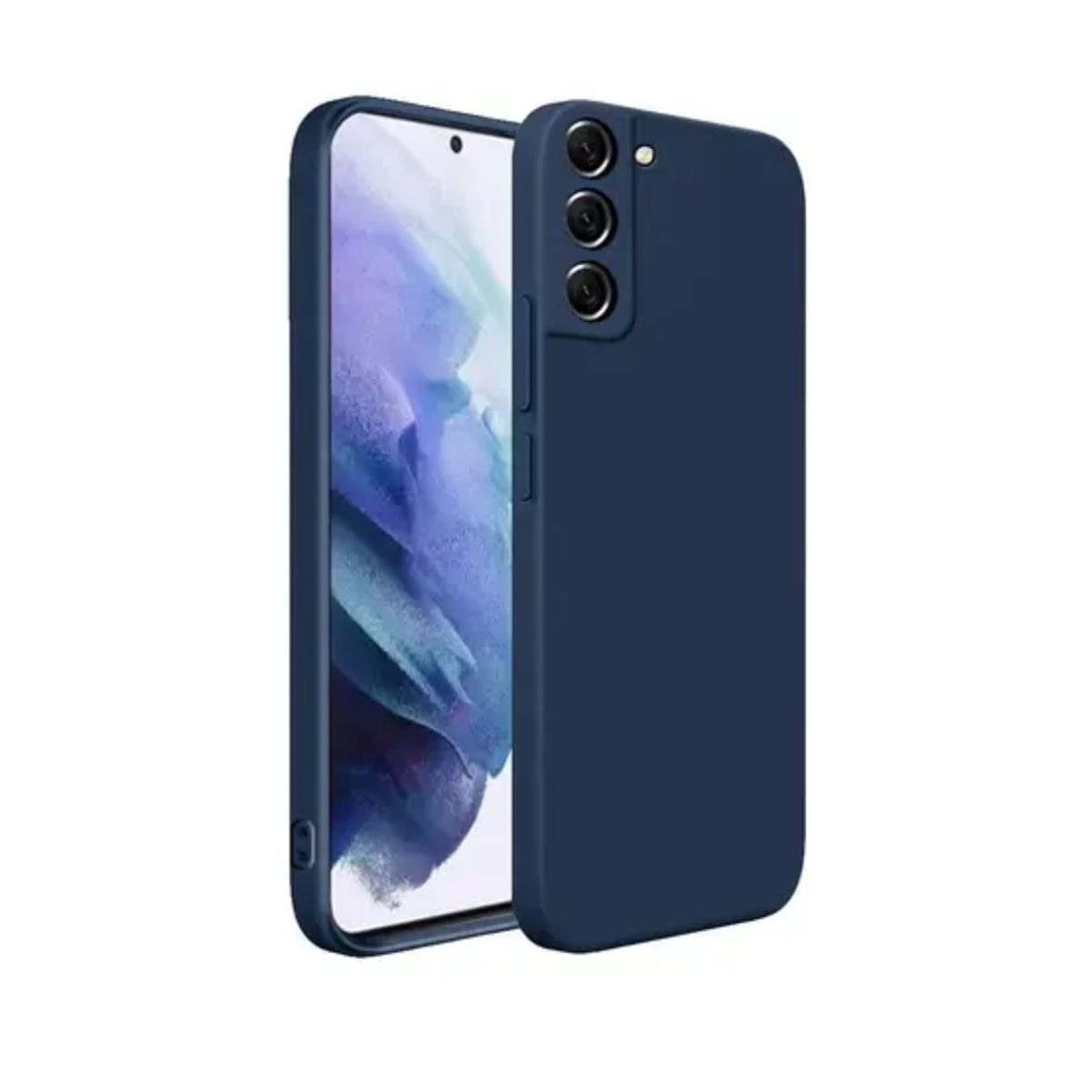 CASE - CASE SILICONA PARA SAMSUNG S21 FE -AZUL