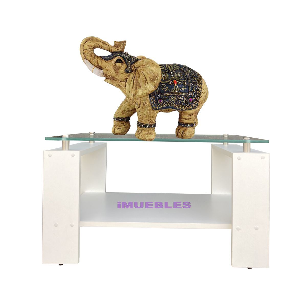 TEMEL - Mesa de Centro para Sala Mesa de Centro con vidrio