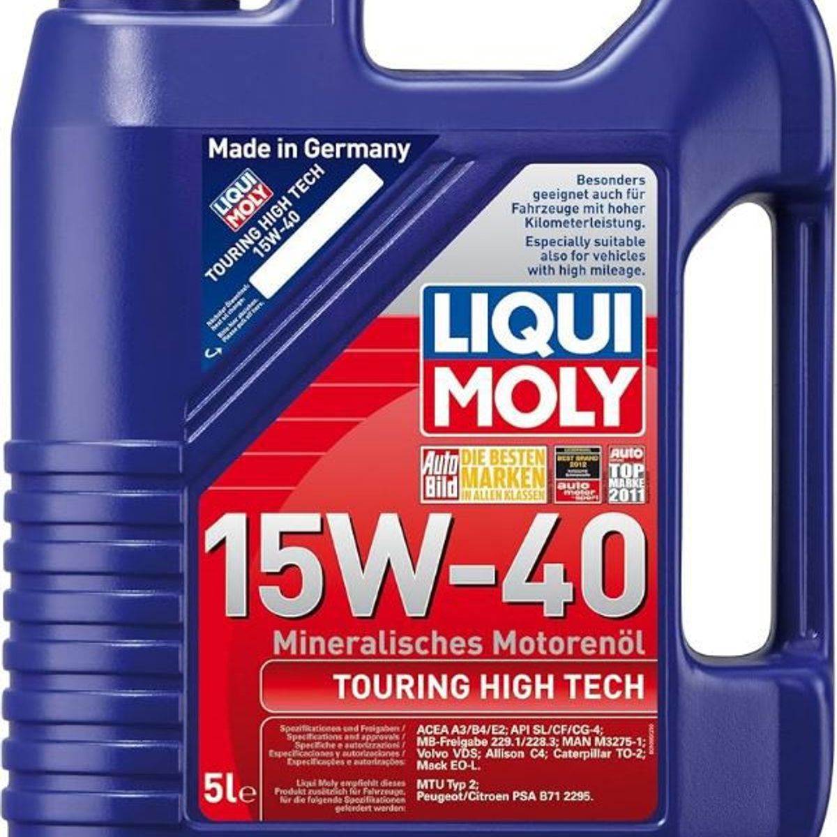 LIQUI MOLY - LIQUI MOLY TOURING HIGH TECH 15W-40 5L
