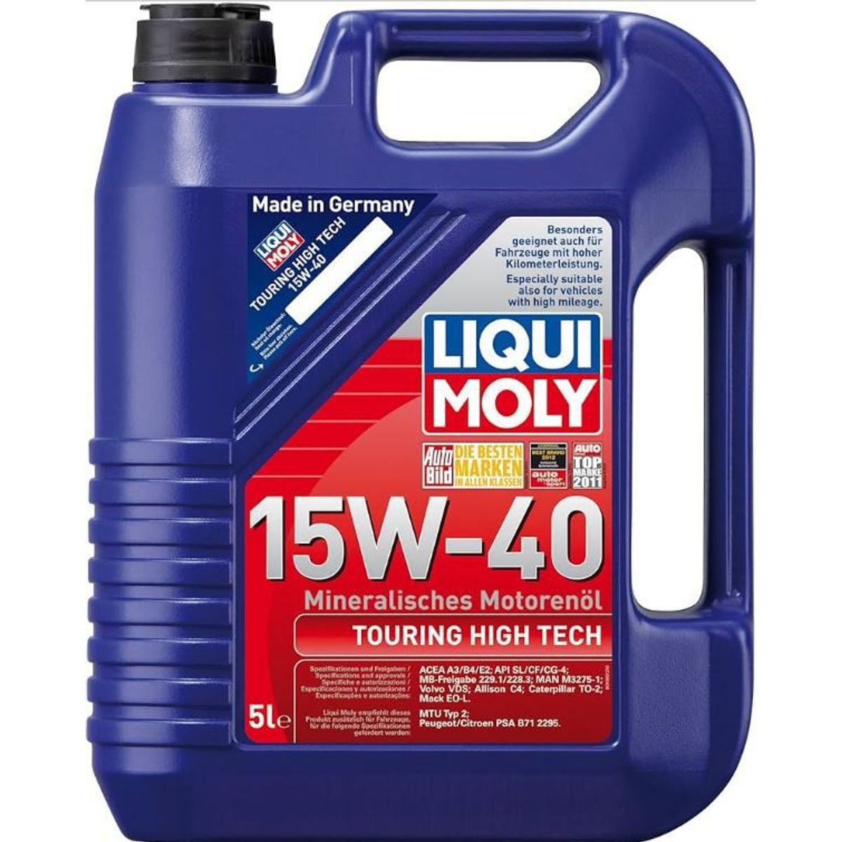 LIQUI MOLY - LIQUI MOLY TOURING HIGH TECH 15W-40 5L