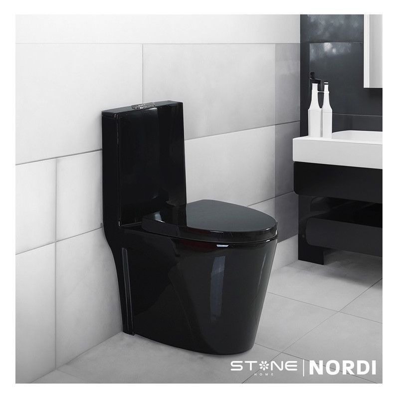 STONE - INODORO MINIMALISTA NORDI BLACK STONE