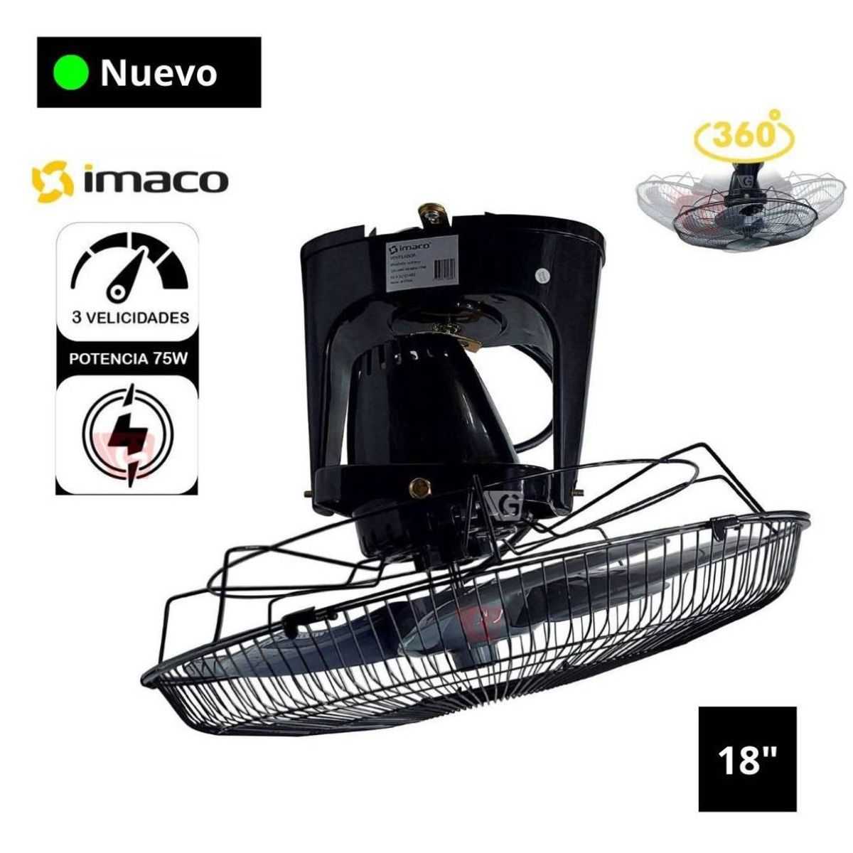 IMACO - Ventilador de techo Orbital Imaco OCF7919