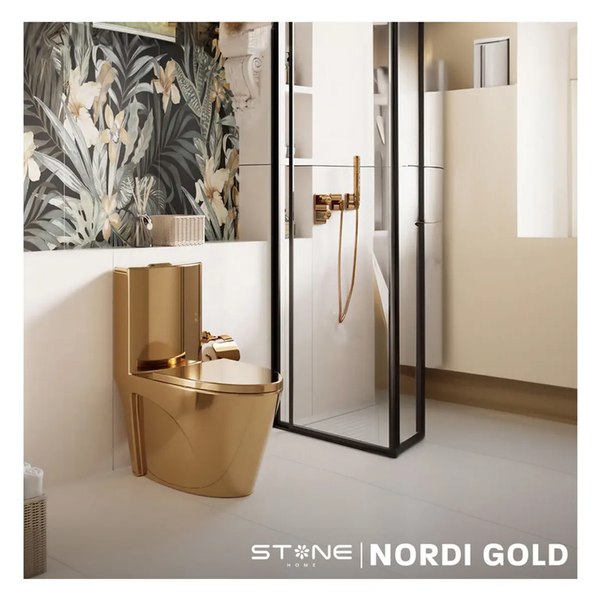 STONE - INODORO MINIMALISTA NORDI GOLDEN STONE