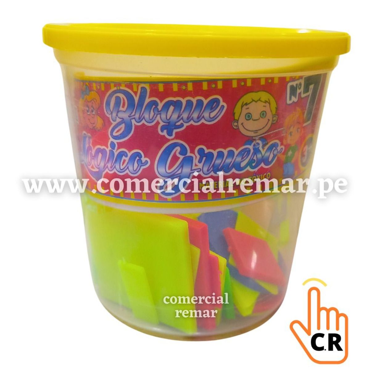 GENERICO - Bloques Logicos Gruesos N°7 Taper de 56 piezas