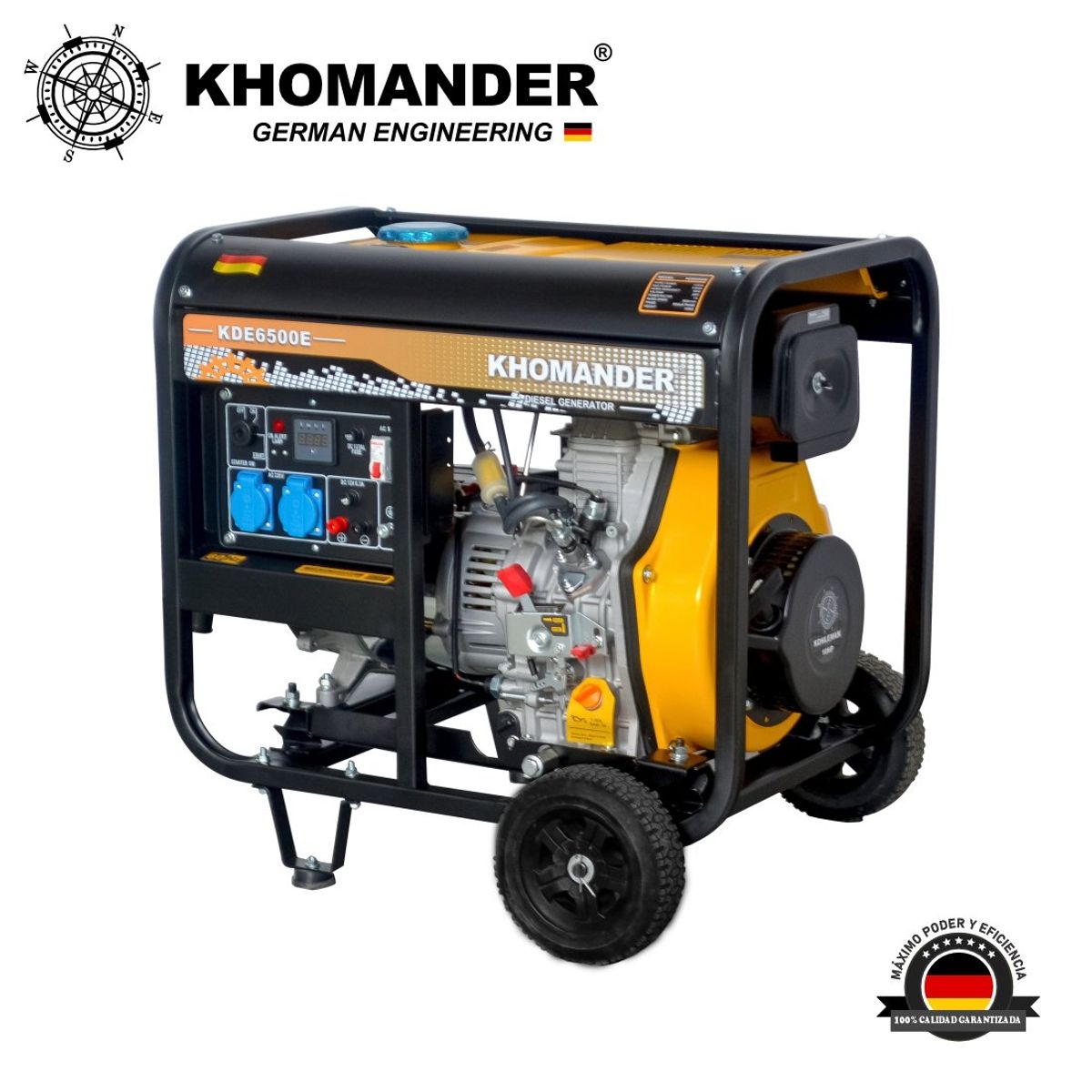 KHOMANDER - Generador Diesel 5.5 KW - Khomander