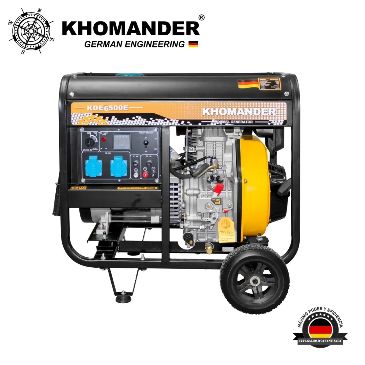 KHOMANDER - Generador Diesel 5.5 KW - Khomander