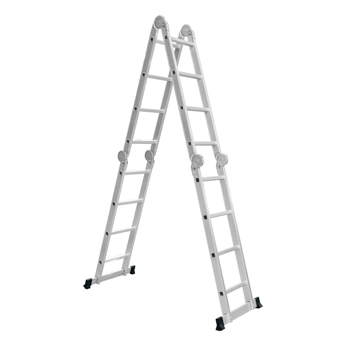 TRUPER - Escalera multiposición 16 peldaños, Tipo I 101906 Truper