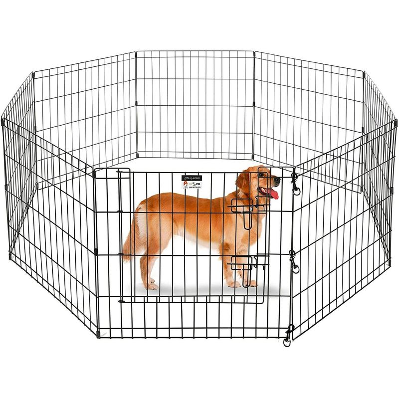 GENERICO - Cerco  Cerca Armable  Corral Para Mascotas