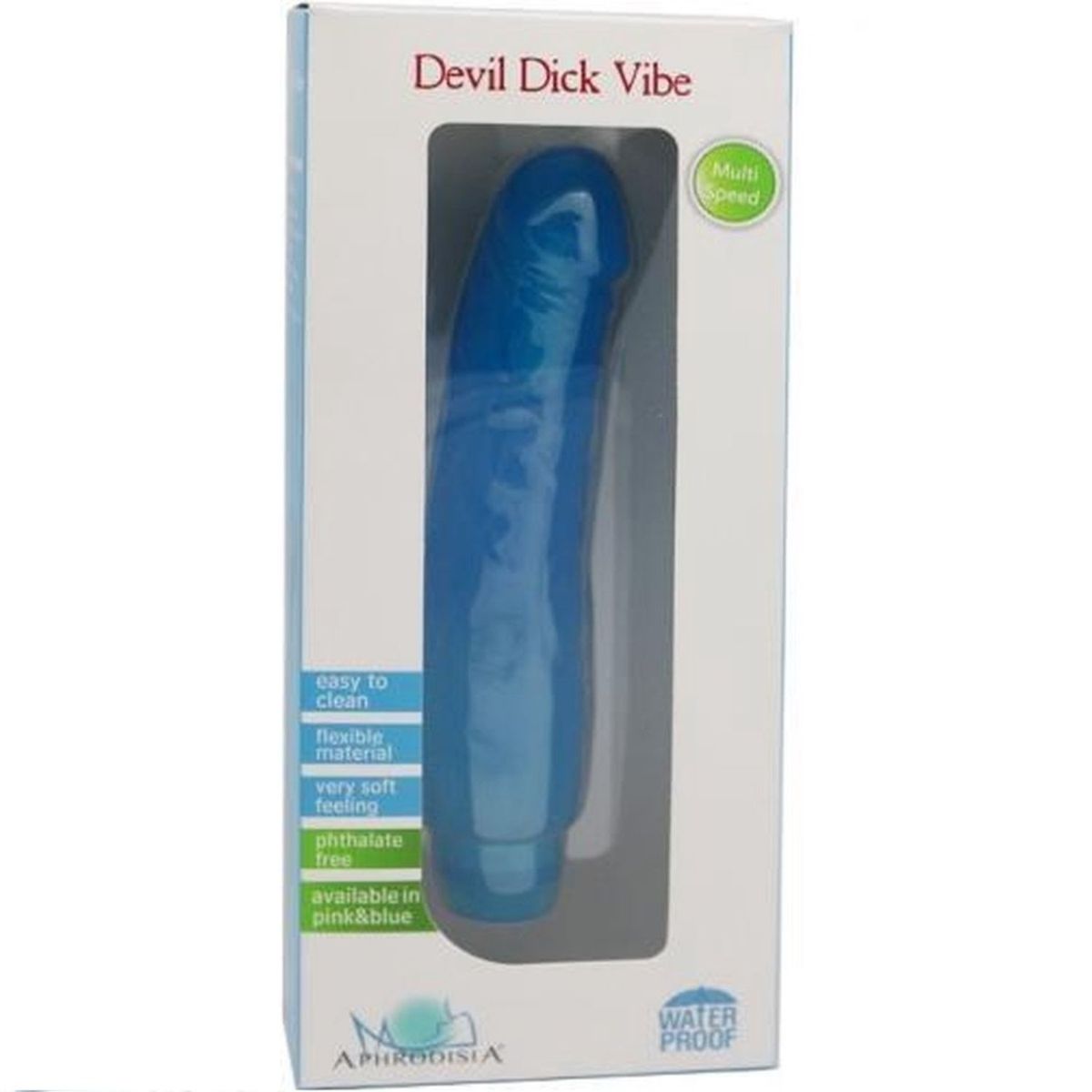APHRODISIA - Vibrador Consolador Impermeable 17,5 cm Ø 3,5 cm Juguete Sexual Dildo