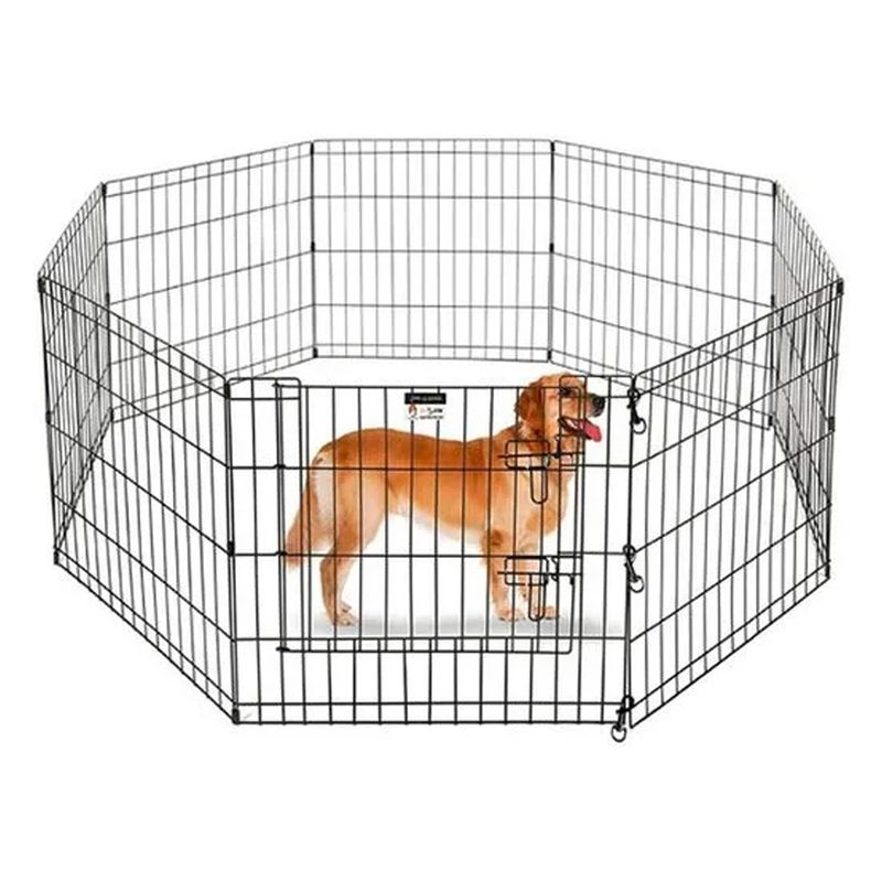 GENERICO - Cerco Corral Reja Para Mascotas y Perros Medianos 60X80