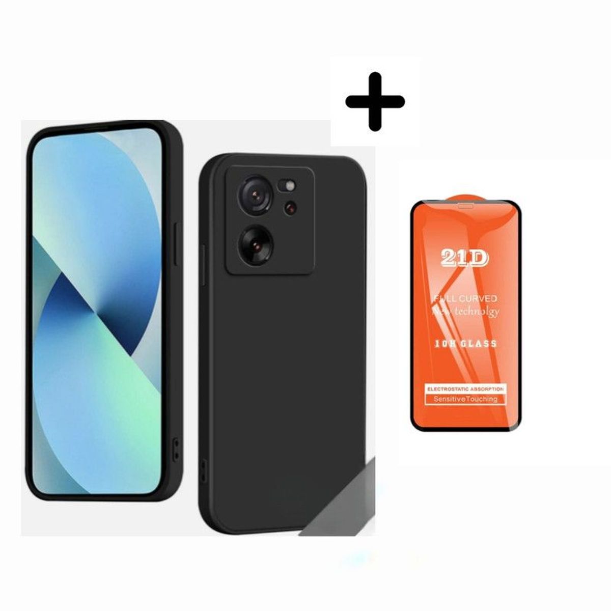 CASE - Case Silicona Para Xiaomi Redmi Mi 13T - Negro