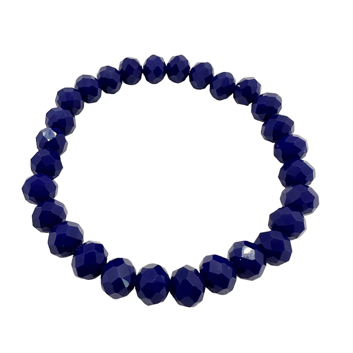 GENERICO - Pulsera Rondela Facetada Azul