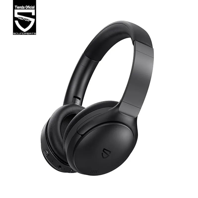SOUNDPEATS - Audífonos Inalámbricos Headphones Soundpeats A6, ANC Plegables,BT 5.0