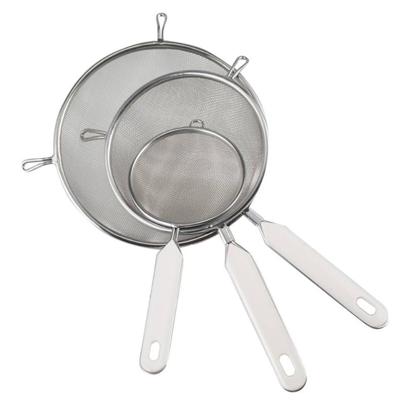 GENERICO - Pack x3 Servidor de Pasta Mango de Acero