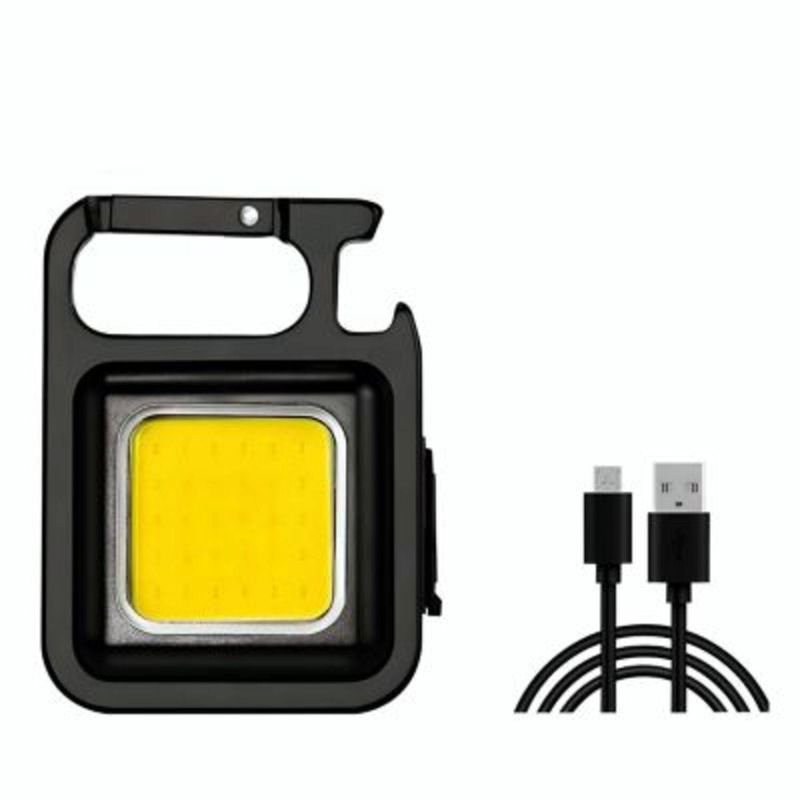 GENERICO - MINI LINTERNA PORTATIL LED  LLAVERO IMANTADA