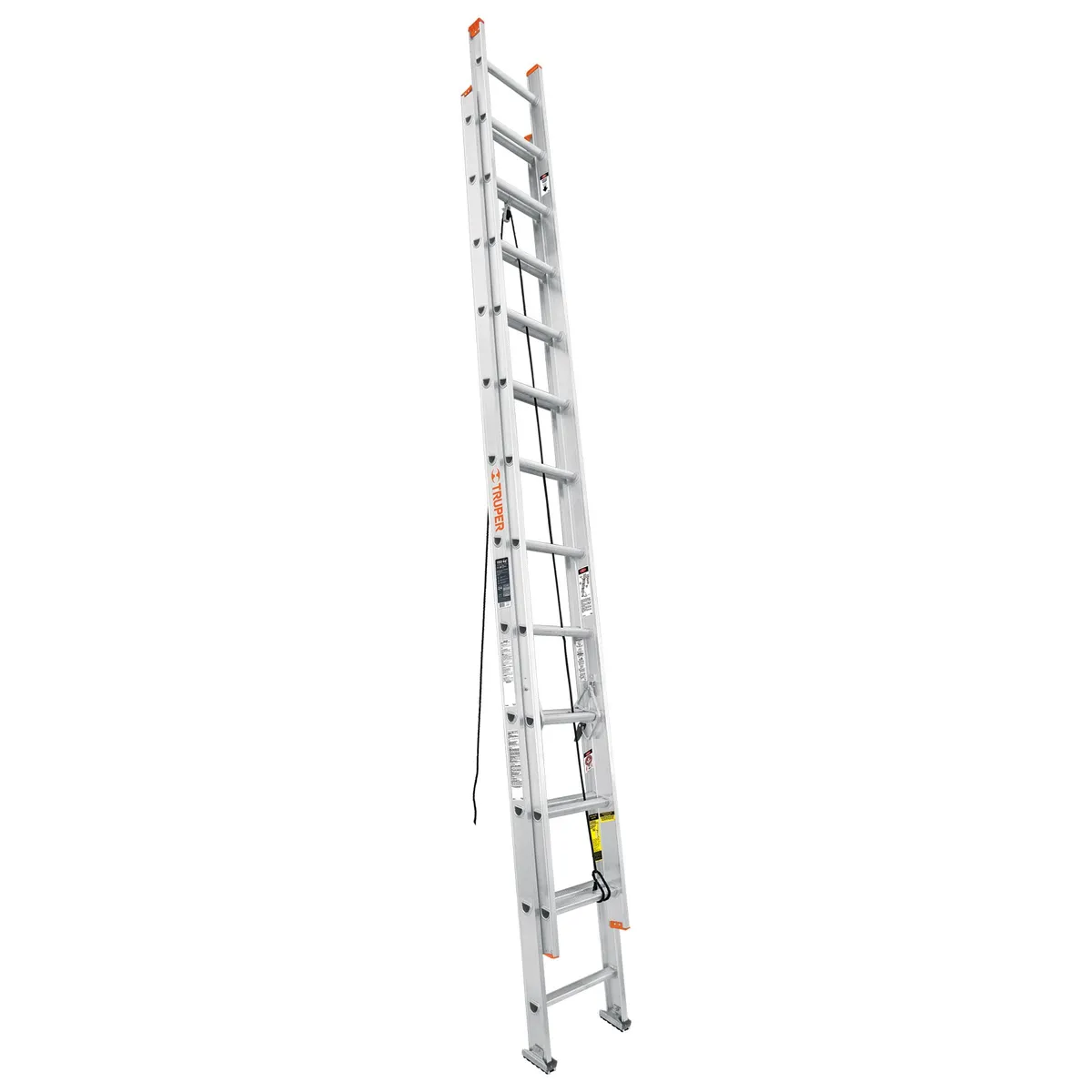 TRUPER - Escalera de extensión, tipo II, 24 peldaños 16759 Truper