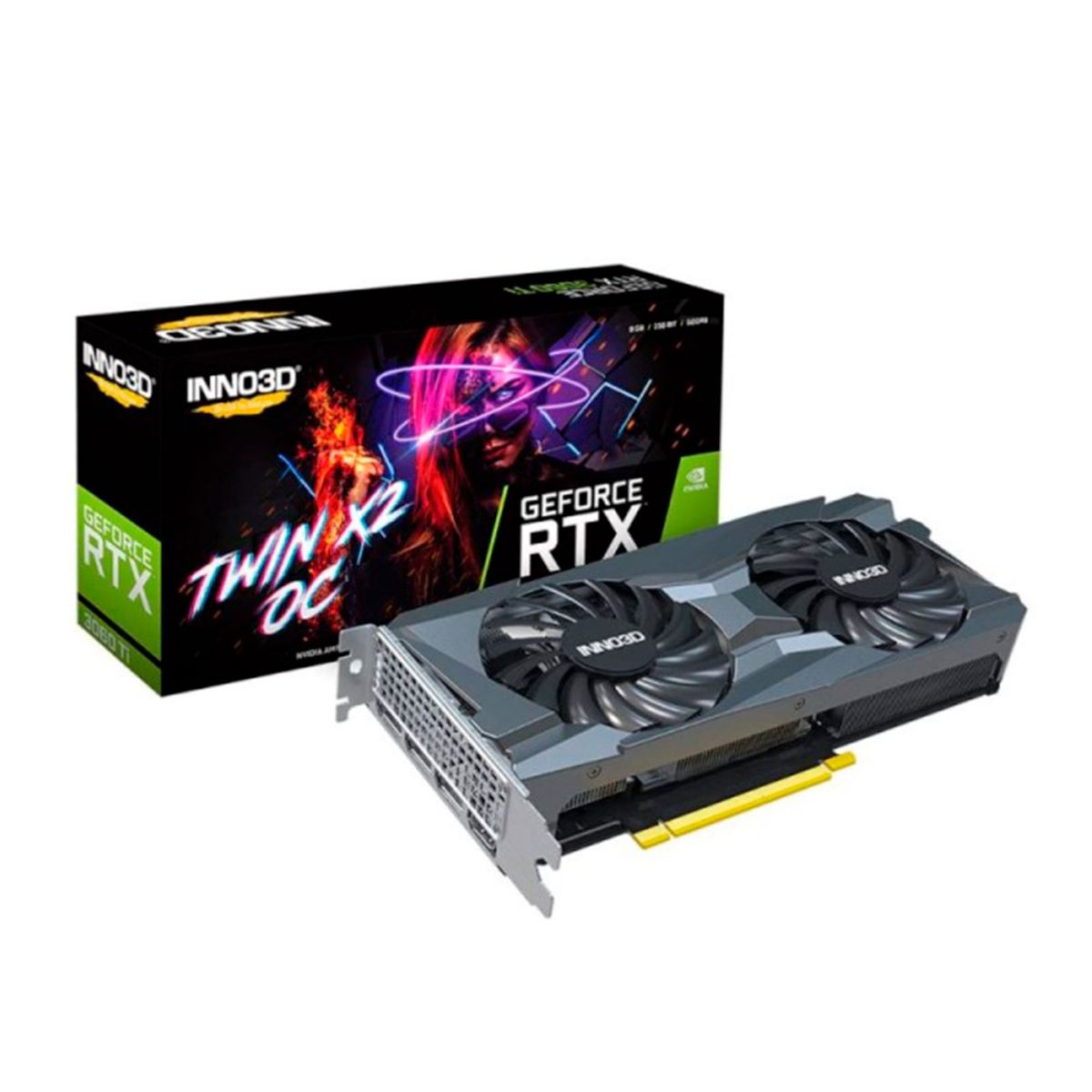 GENERICO - TARJETA DE VIDEO INNO3D GEFORCE RTX 3060 8GB P/N: N306T2-08D6X-119032DH
