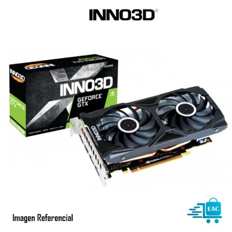 GENERICO - TARJETA DE VIDEO INNO3D GEFORCE GTX 1660 6GB P/N: N166SK-06D6