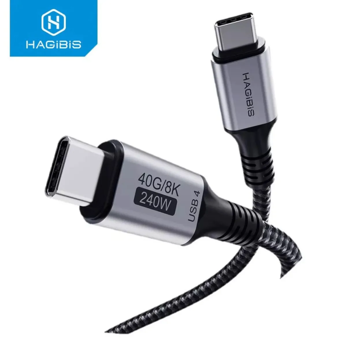 GENERICO - Cable Tipo C 40gb 240w 8k Thunderbolt 3 4 Hagibis