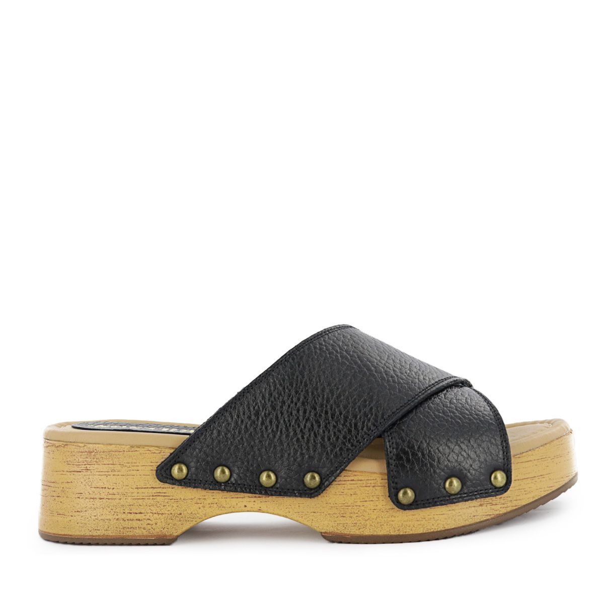 SESTRA - Sandalias Mujer Sestra Ester02 Negro Cuero Natural