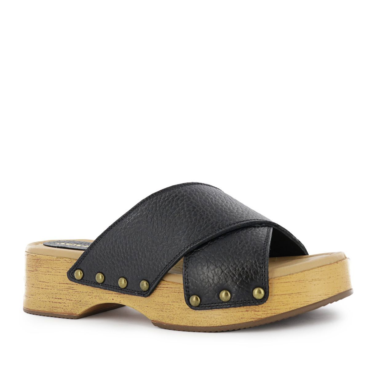 SESTRA - Sandalias Mujer Sestra Ester02 Negro Cuero Natural