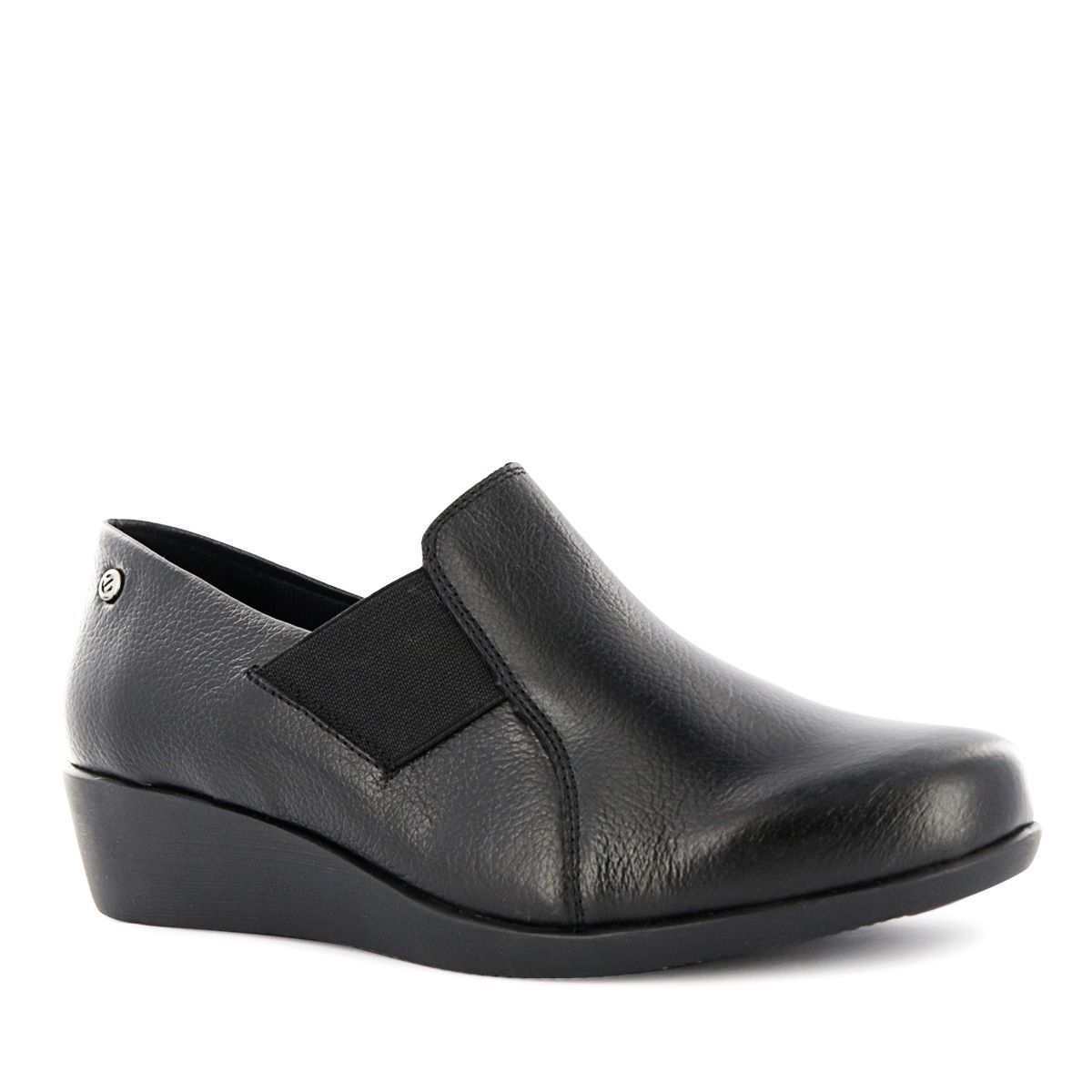 ECCO - Zapatos Casuales Slip On Mujer Ecco Leticia05 Negro Cuero Natural