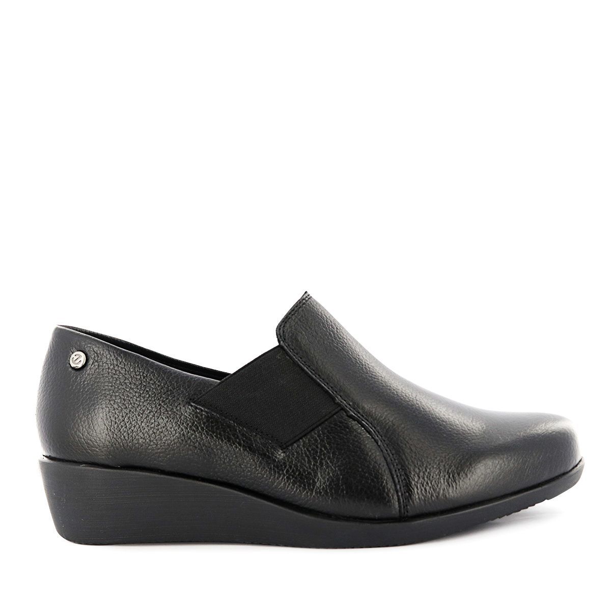 ECCO - Zapatos Casuales Slip On Mujer Ecco Leticia05 Negro Cuero Natural