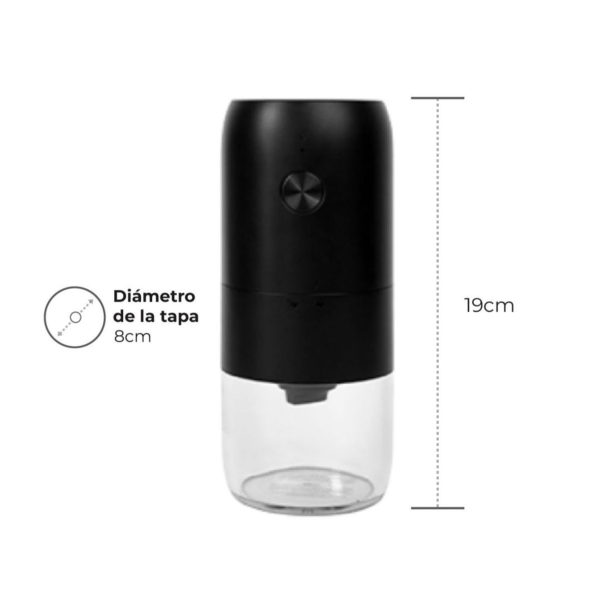 VIVIBOX - Moledor De Café Inalámbrico Molienda De Alta Precisión