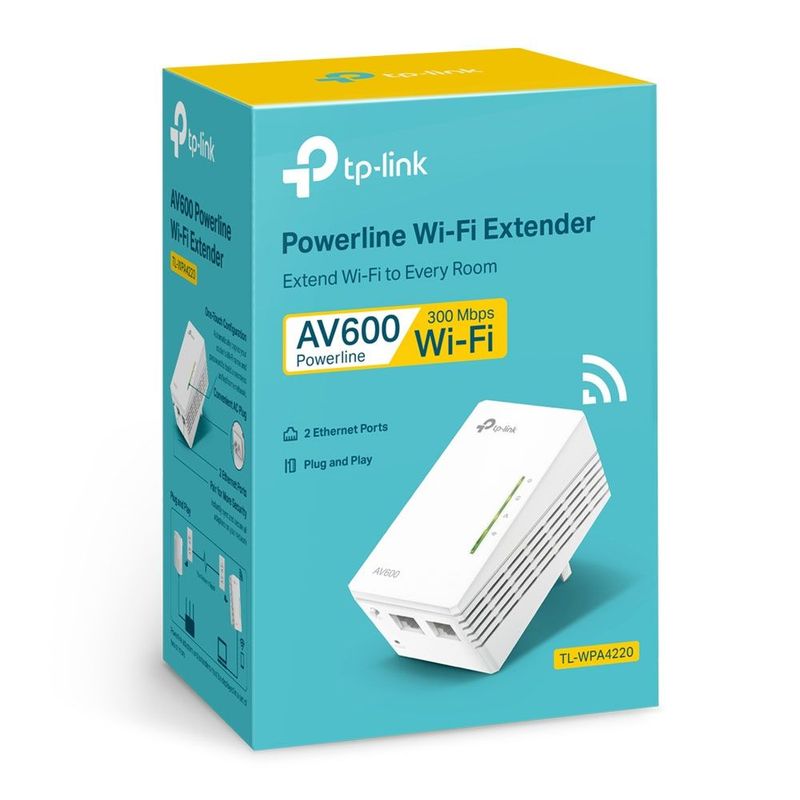 TP LINK - Tp-link tl-wpa4220 kit powerline av600 300mbps x
