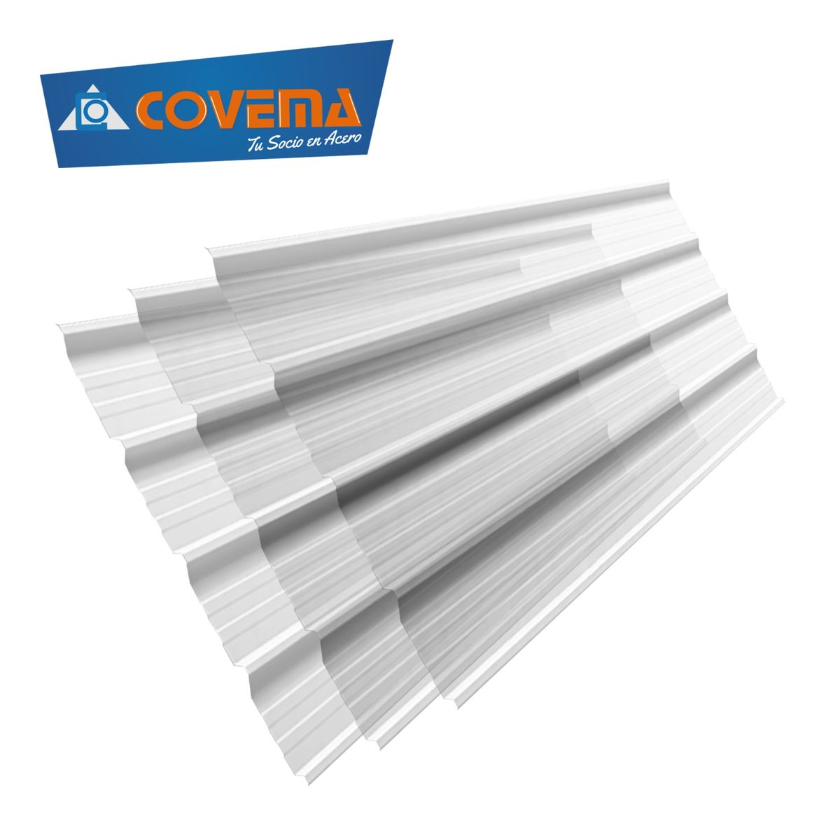 COVEMA - Techo Policarbonato Transparente 1.07 x 3.60m x 1.0mm Covema