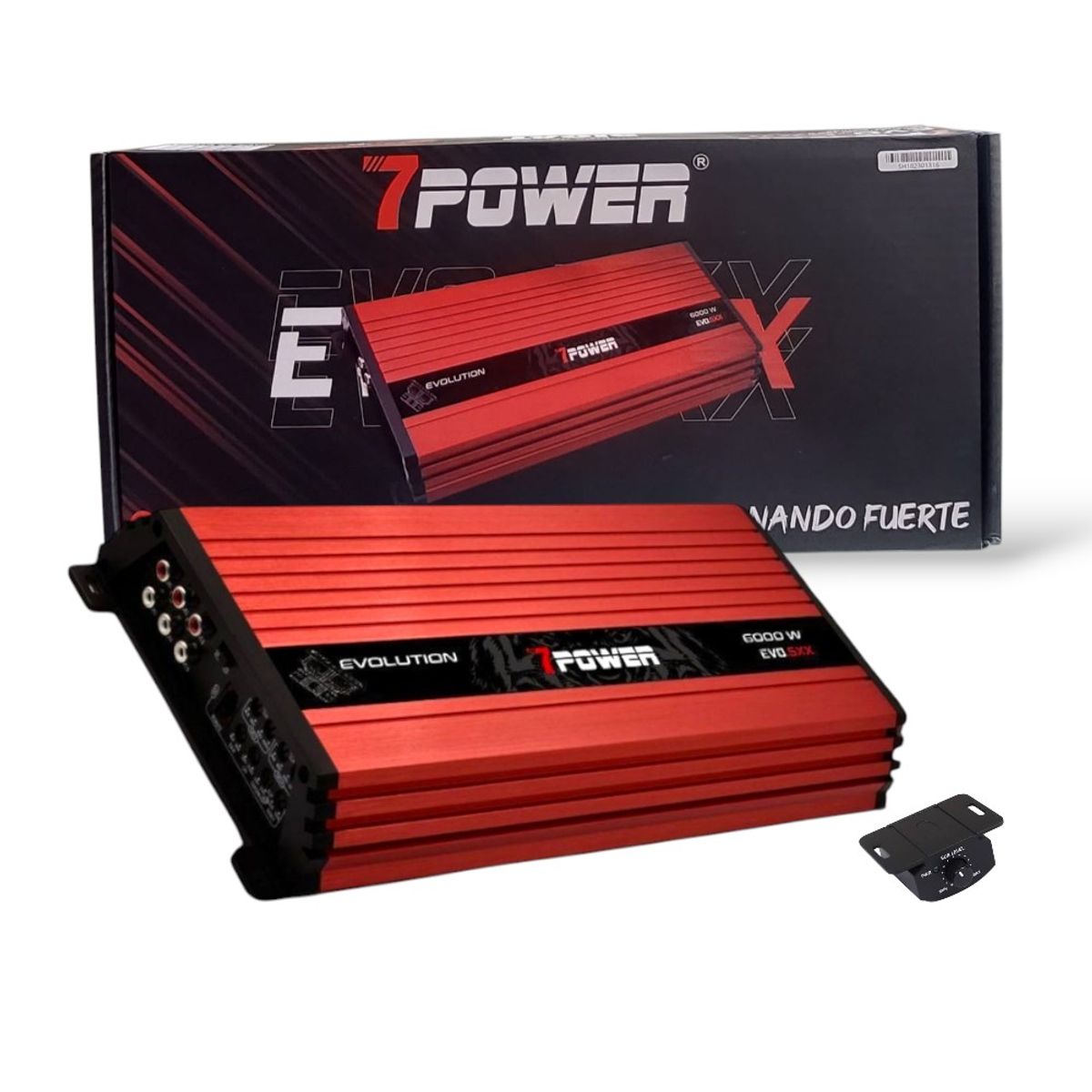 GENERICO - Amplificador 5 Canales 6000 Watts 7 Power.