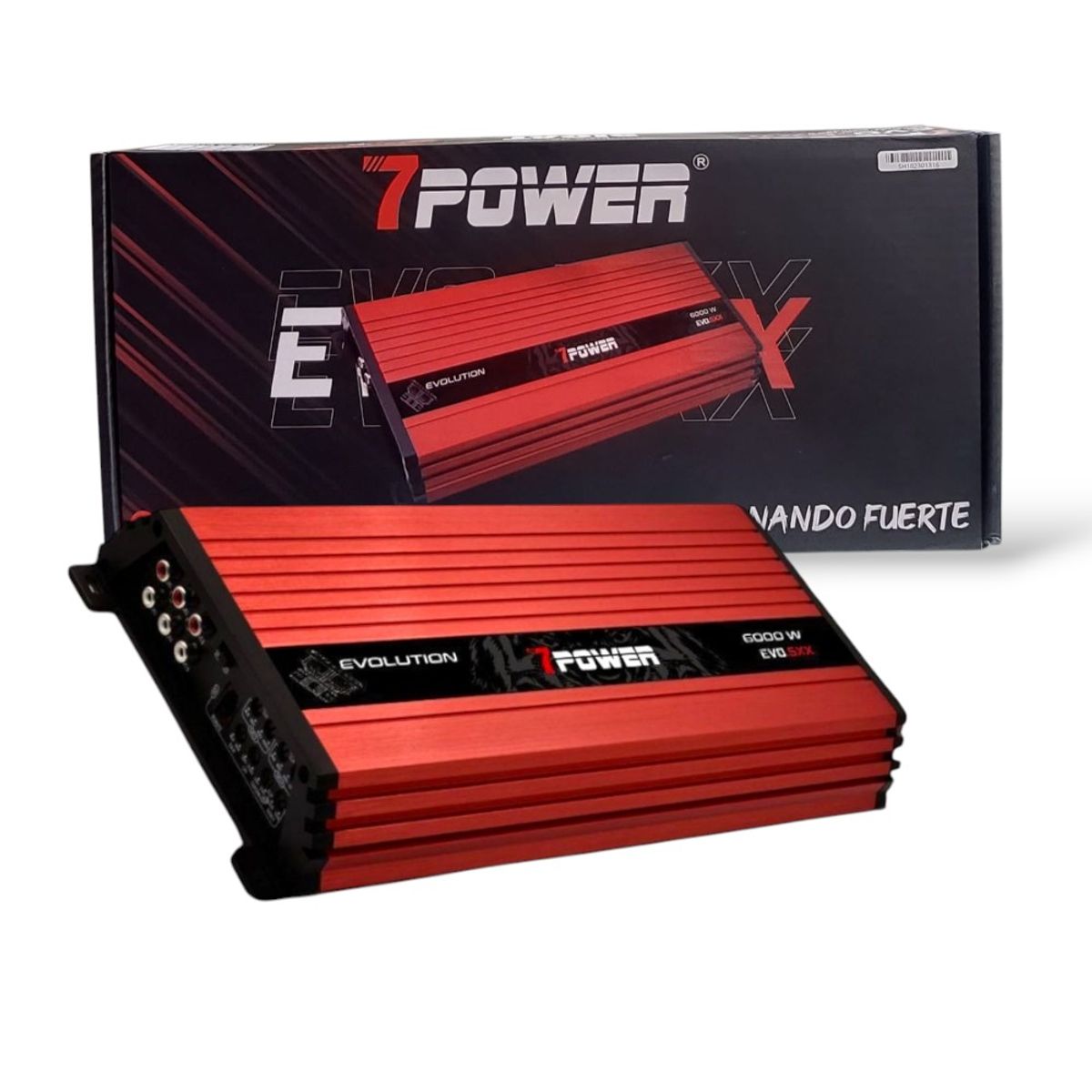 GENERICO - Amplificador 5 Canales 6000 Watts 7 Power.