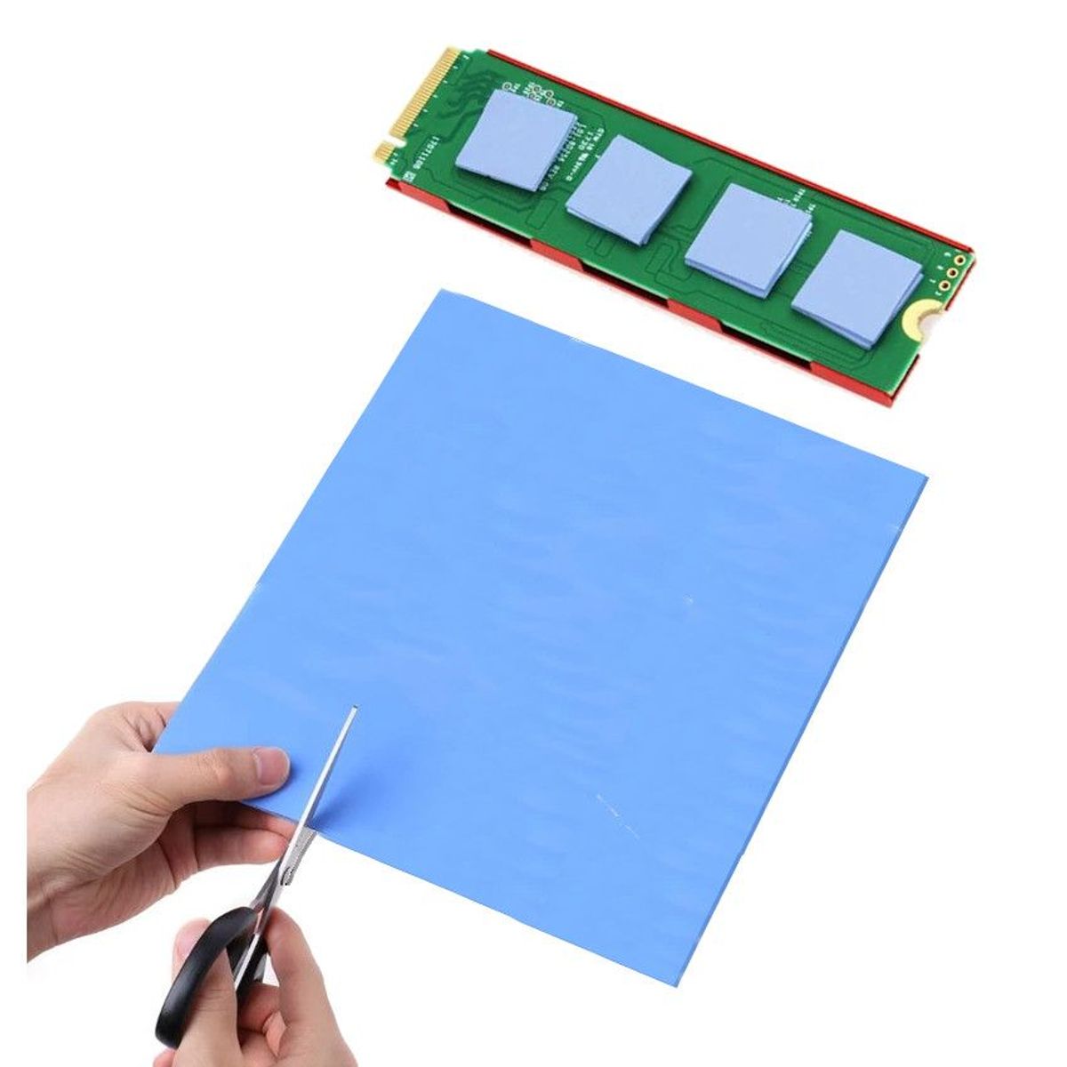 GENERICO - BIG Thermal Pad  20x20cm Disco Ssd M2 Gpu Disipador Multiusos Calor