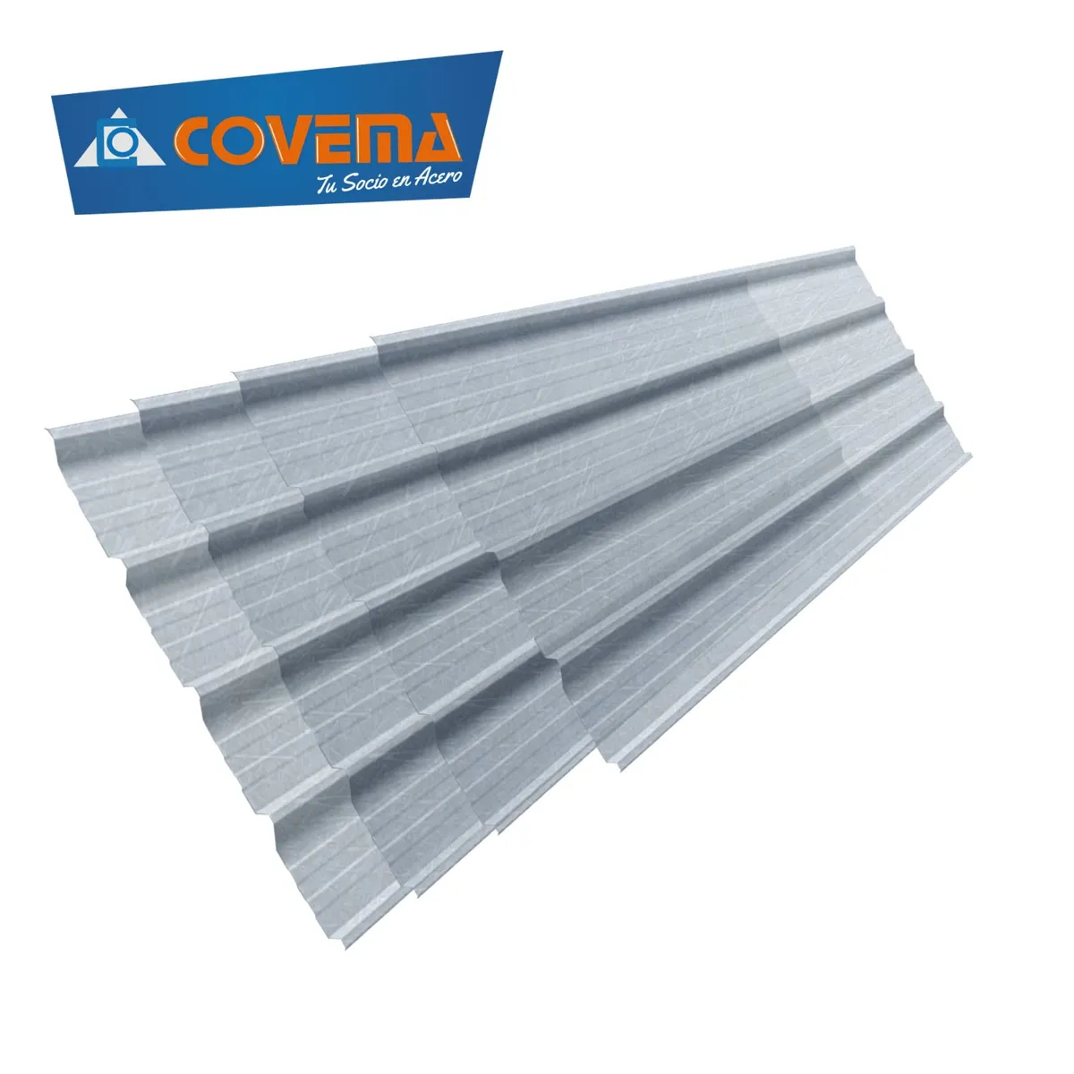 COVEMA - Techo Fibra de Vidrio Transparente 1.07 x 6.00m x 1.0mm Covema