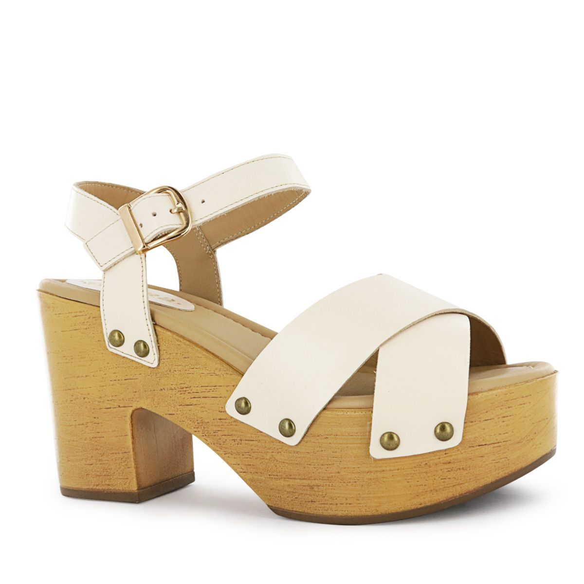 SESTRA - Sandalias con Plataforma Mujer Sestra Agnes02 Marfil