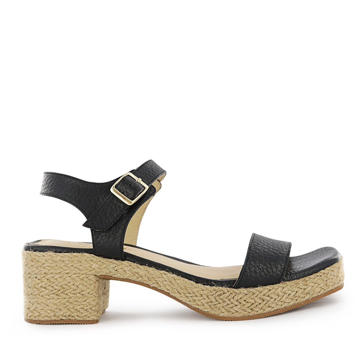 SESTRA - Sandalias Mujer Sestra Diega01 Negro Cuero Natural