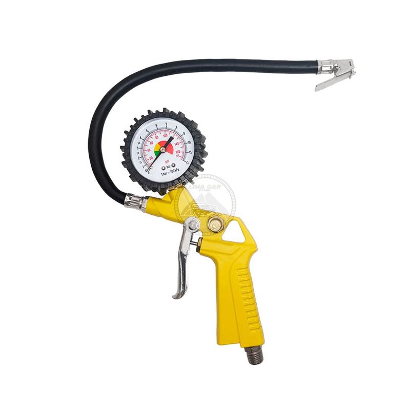 UYUSTOOLS - Pistola Inflador de Neumático Manómetro 174 psi Uyus llanta