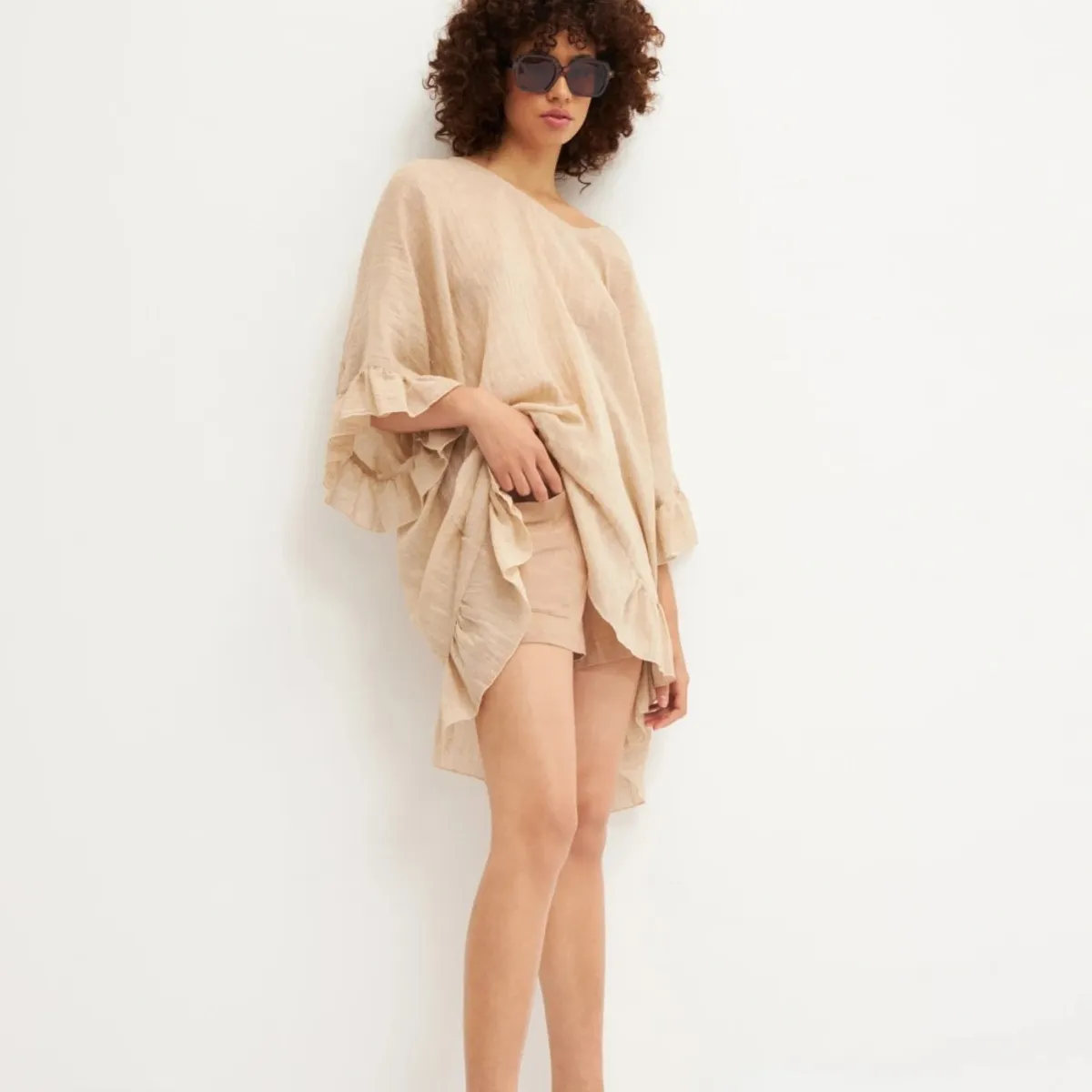 KAST PE - Salida Vestido de Playa Modelo Elena - Khaki