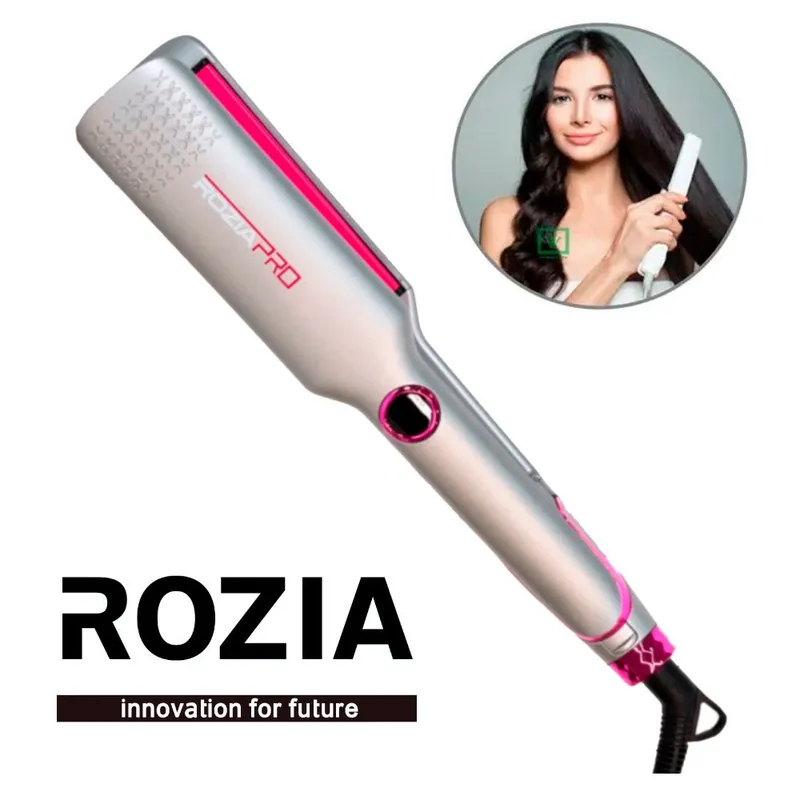 GENERICO - Plancha De Cabello Alisadora Profesional Rozia 230 ºC Placa Cerámica