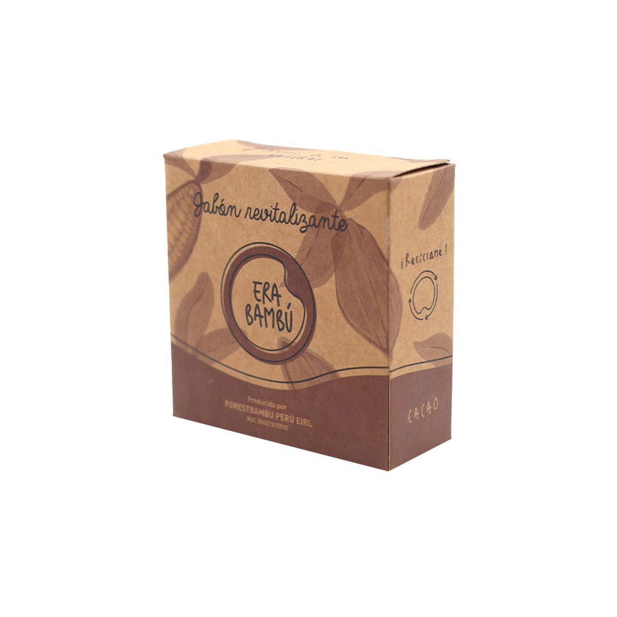 ERABAMBU - Jabón Artesanal Erabambú de Cacao 85gr