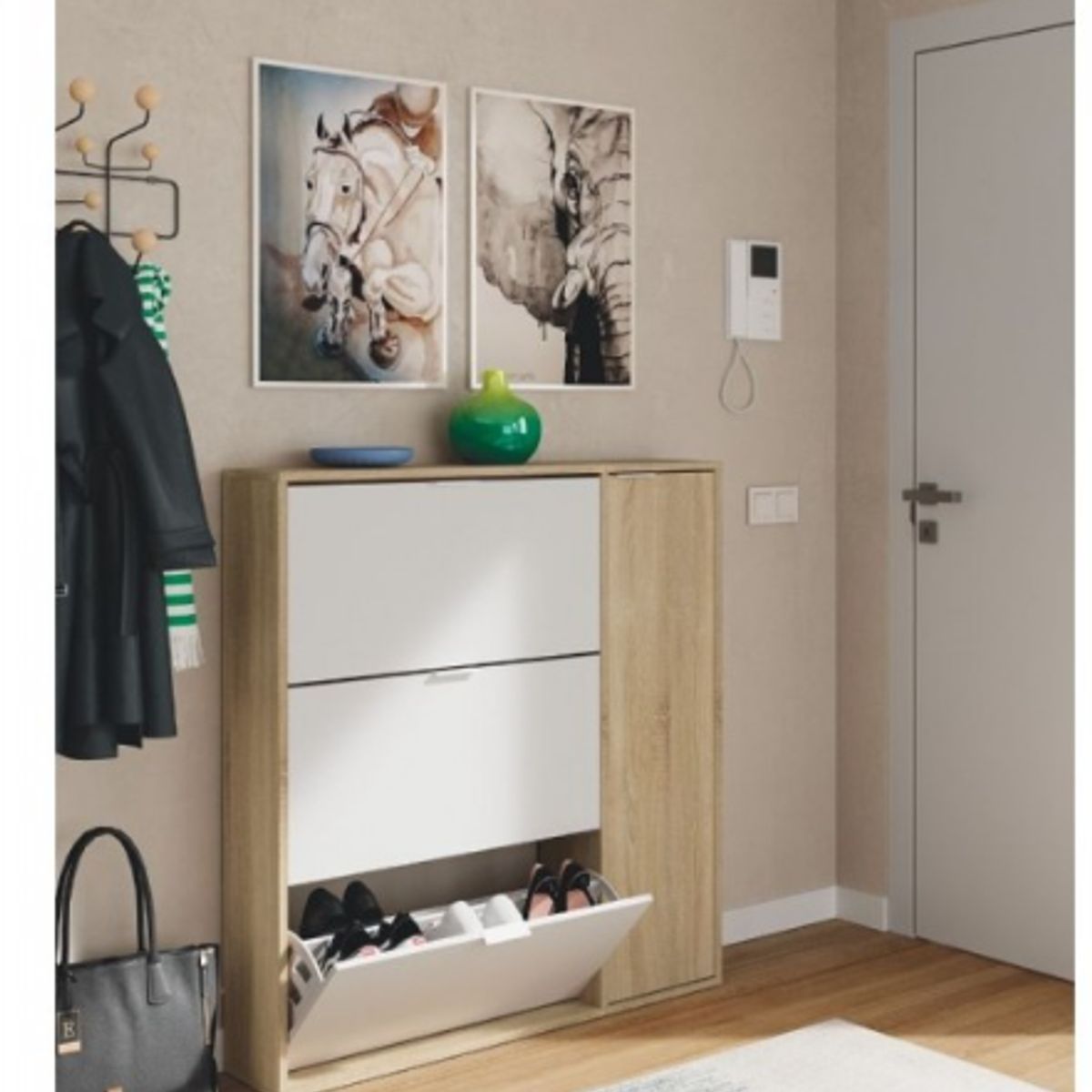 NACION MUEBLES - Zapatero Moderno Canadian