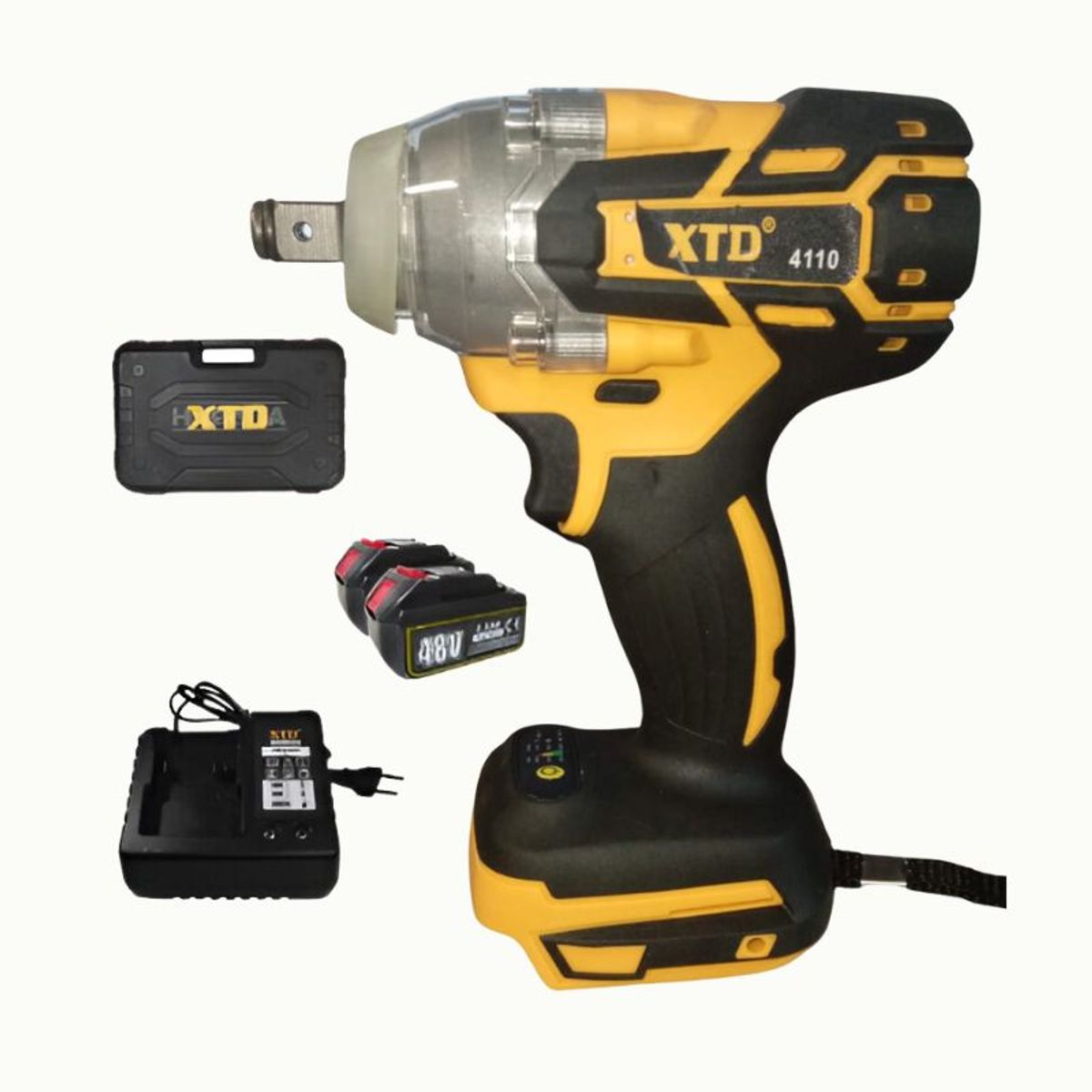 GENERICO - LLAVE DE IMPACTO 2 EN 1 con baterías de 48V